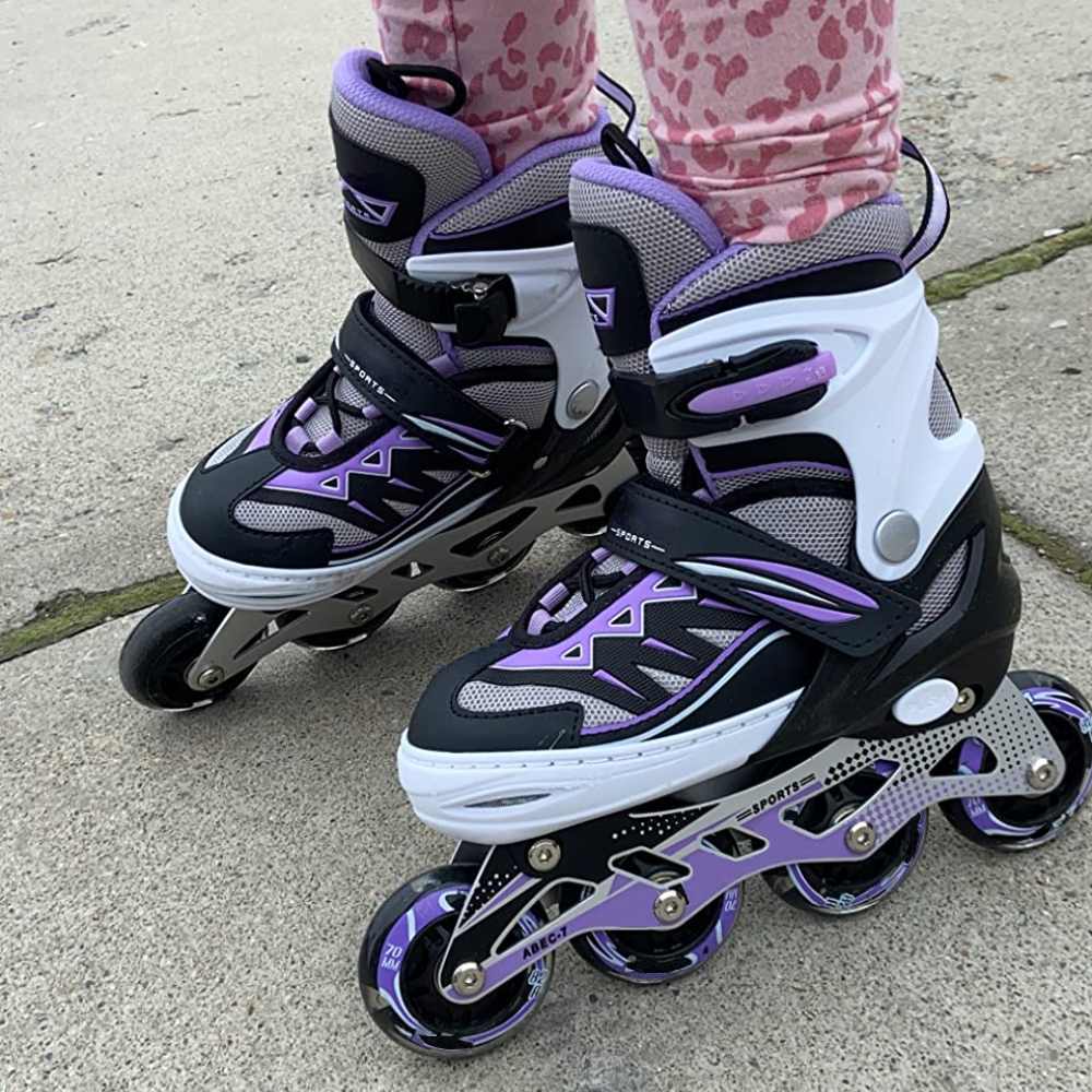 Rollerblades Skates, Purple / Small - Little Kids (27-31 EU): image 2