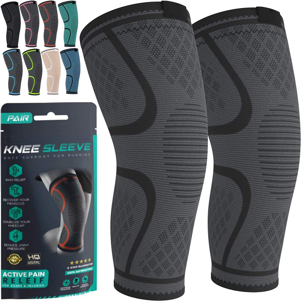 Knee Brace Pads, Black / XXX-Large: image 2