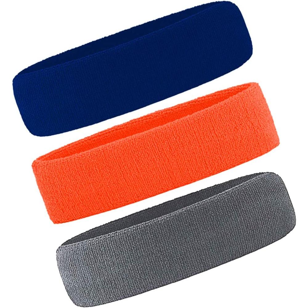 Sports Headbands, Grey, Lake Blue, Purple: image 7