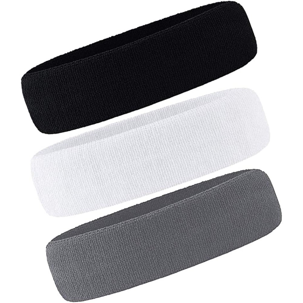 Sports Headbands, Grey, Lake Blue, Purple: image 8