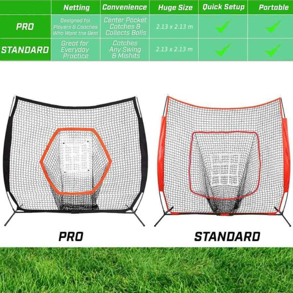 sturdy softball pitcher net